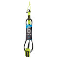FCS Comp Essential Leash-6' x 5.5mm-Fluro Green