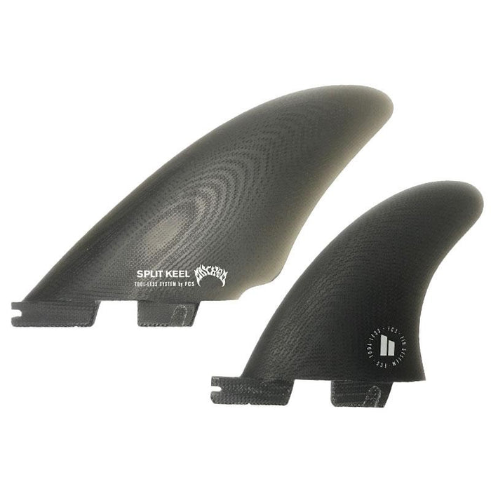 FCS MB PG Quad Fin Set-Smoke-Medium