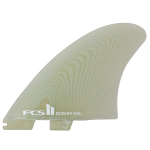 FCS II Modern Keel PG Twin Fin Set-Clear