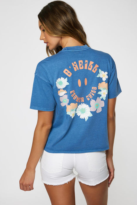O'Neill Flower Child Tee-Classic Blue 2