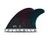 Futures Mayhem Honeycomb/Carbon Tri Fin Set-Pink/Teal-Small