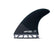 Futures Pyzel Honeycomb/Carbon Tri Fin Set-Black-Medium