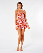 Rip Curl Sun Rays Romper-Red