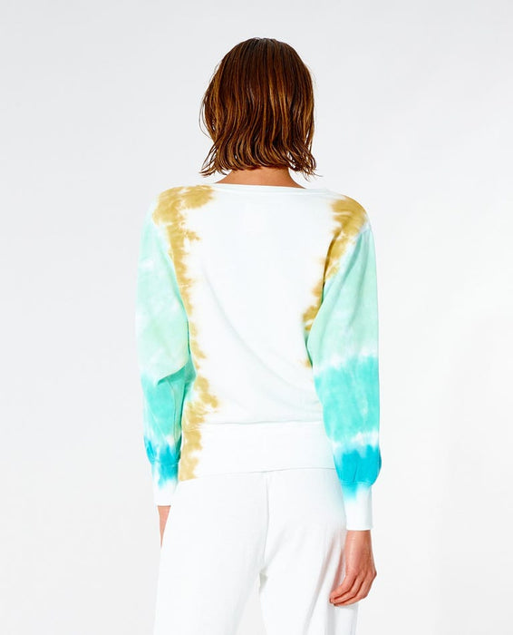Rip Curl Sun Drenched Crew Sweatshirt-Turquoise