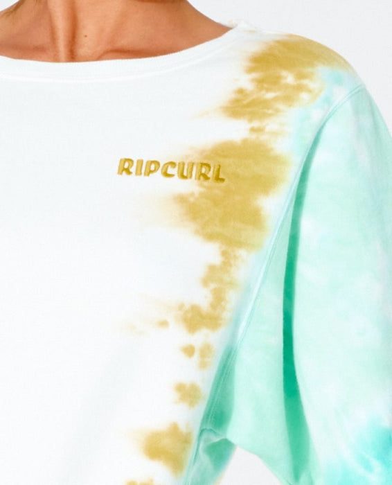 Rip Curl Sun Drenched Crew Sweatshirt-Turquoise