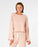 Rip Curl Cozy Crop Crew Sweatshirt-Tan Marle