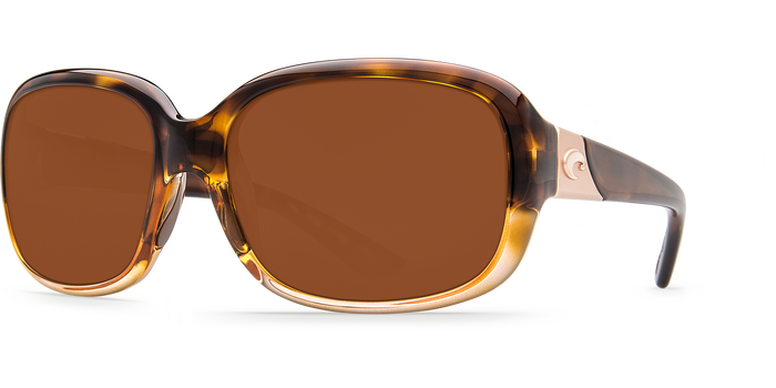 Costa Gannet Sunglasses-Shiny Tortoise Fade/Copper 580P