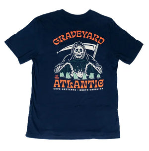 REAL Wave Reaper Tee-Navy