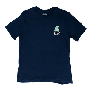 REAL Wave Reaper Tee-Navy— Alternate View