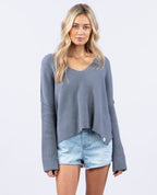 Rip Curl Siesta Sweater-Blue Grey