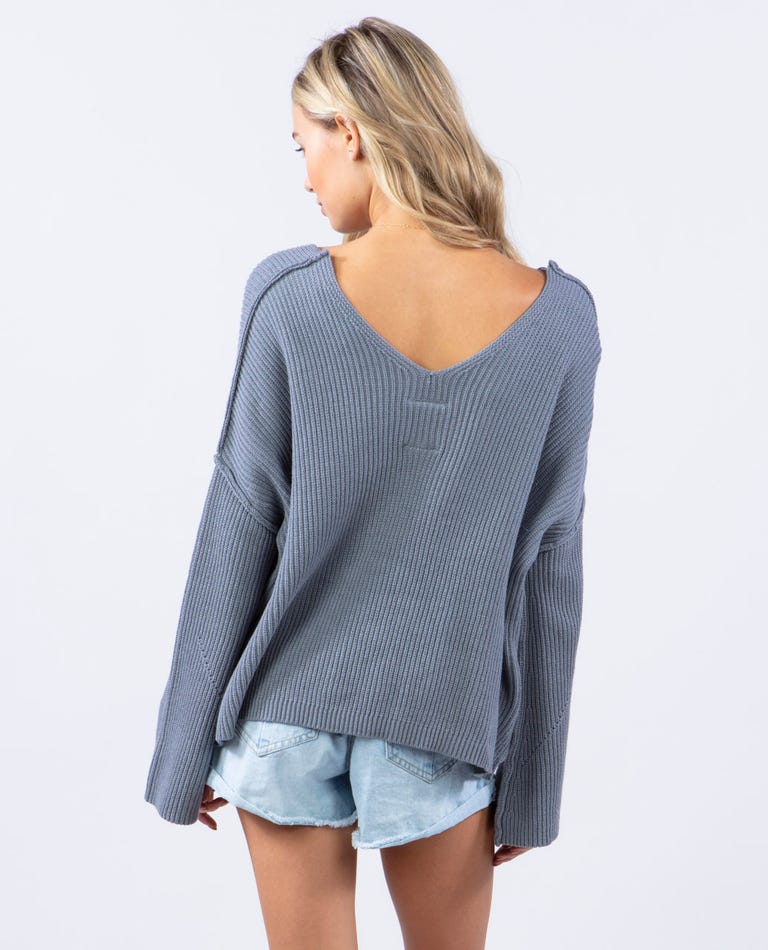 Rip Curl Siesta Sweater-Blue Grey