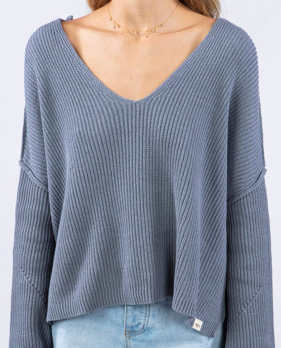 Rip Curl Siesta Sweater-Blue Grey