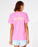 Rip Curl Fadeout Icon Tee-Pink