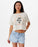 Rip Curl Havana Shade Crop Tee-Bone