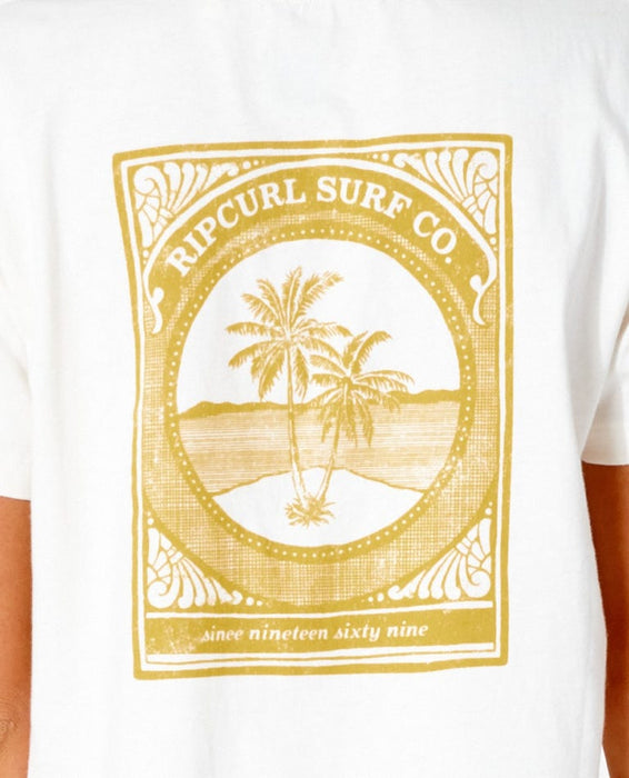 Rip Curl The Island Crop Tee-Bone