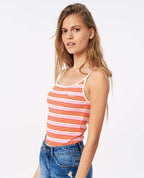 Rip Curl Sunrays Rib Cami Tank-Red