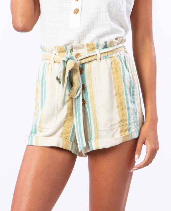 Rip Curl Coast Stripe Shorts-Bone