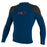 O'Neill Youth Hammer L/S Crew Top-Deepsea/Black/Red