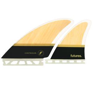 Futures Controller Honeycomb Quad Fin Set-Bamboo