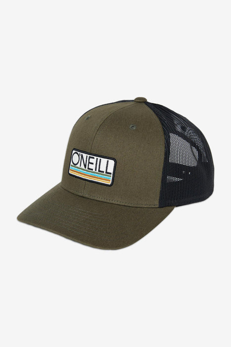 O'Neill Headquarters Trucker Hat-Dark Olive