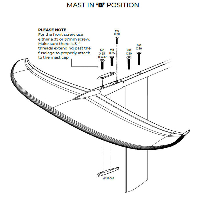 Slingshot Hover Glide Front Wing Tightening Shim