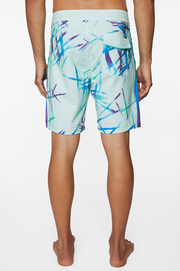 O'Neill Hyperfreak Fire Coral Boardshorts-Lt Jade