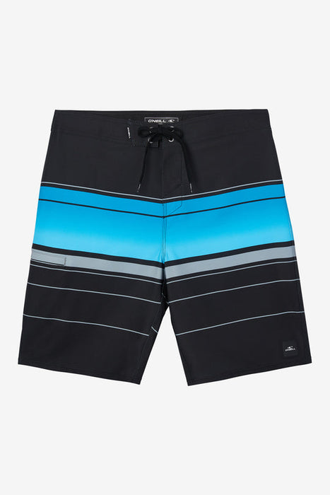 O'Neill Hyperfreak Heat Stripe 21 Boardshorts-Black