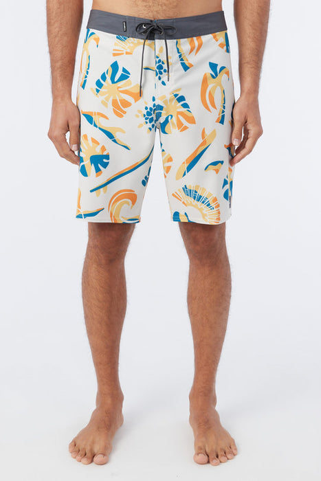 O'Neill Hyperfreak Mysto 20 Boardshorts-Cream