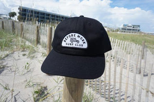 Before Work Surf Club Ole Woodie Dad Hat-Black