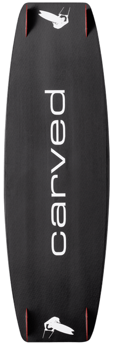 Carved Imperator Full Carbon Kiteboard-Black-135 x 41.5cm