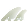 FCS II PG Split Keel PG Quad Fin Set-Clear-L-XL