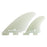 FCS II PG Split Keel PG Quad Fin Set-Clear-M-L