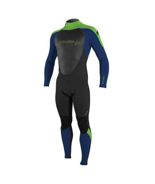 O'Neill Youth Epic 3/2 BZ Wetsuit-Blk/Nvy/Dglo