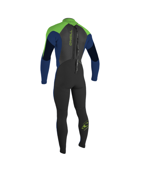 O'Neill Youth Epic 3/2 BZ Wetsuit-Blk/Nvy/Dglo