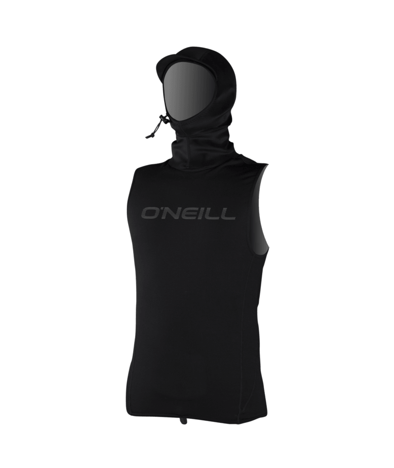 O'Neill Thermo-X Vest W/ Neo Hooded Top-Black