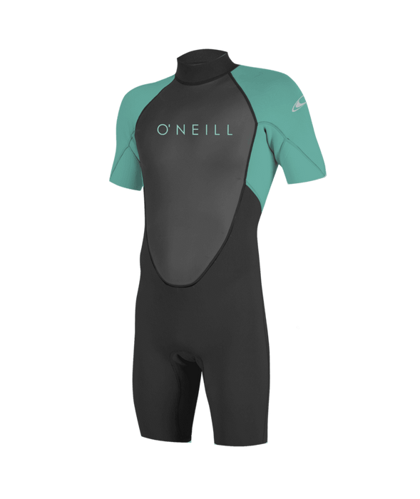 O'Neill Youth Reactor-2 2mm BZ S/S Springsuit-Blk/LtAqua