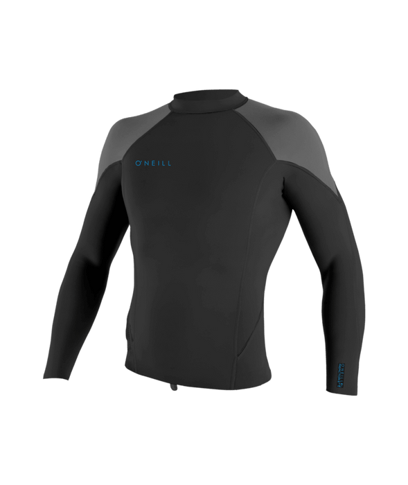 O'Neill Youth Reactor-2 1.5/1mm L/S Top-Blk/Graph/Coolgry