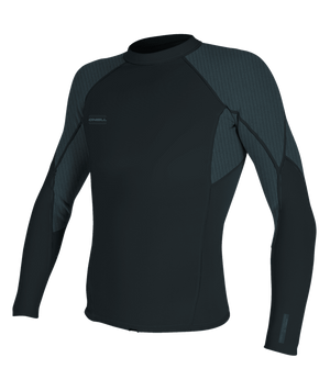 O'Neill Hyperfreak 1.5mm L/S Top-Gunmetal/Cadet Blue