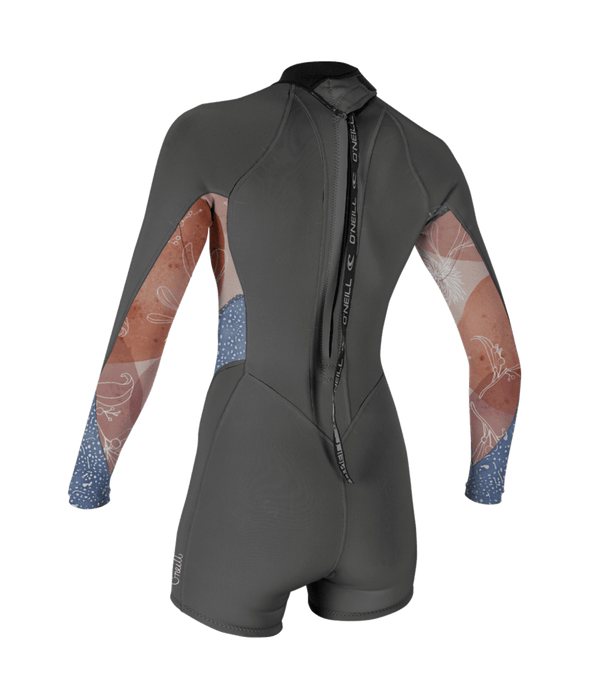 O'Neill Wmn's Bahia 2/1mm BZ L/S Springsuit-Graph/Desertblm