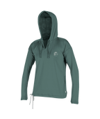 O'Neill Wmn's Side Print L/S Hooded Sun Shirt-Bristol