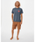 Rip Curl Wetsuit Icon Tee-Charcoal Navy