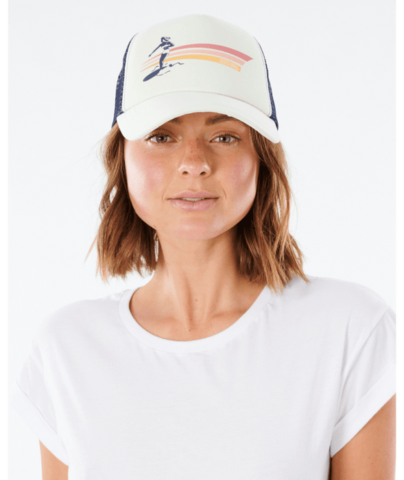 Rip Curl Golden State Trucker Hat-Bone