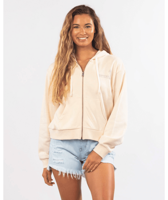 Rip Curl Diamond Bay Desto Zip Sweatshirt-Nude