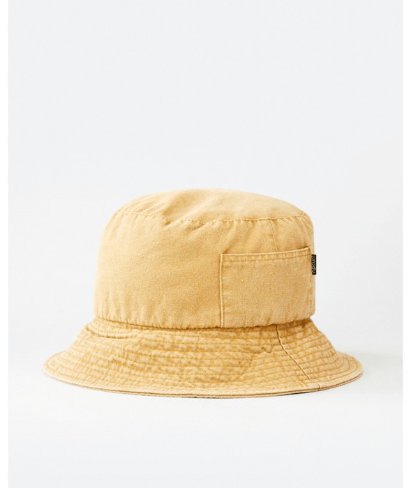 Rip Curl Washed Bucket Hat-Mustard