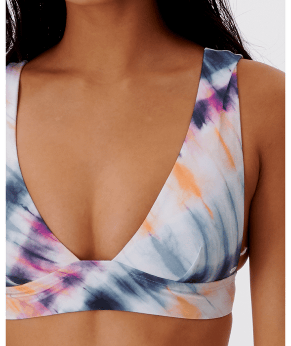 Rip Curl Surf Trip V Neck Bralette Top-Blue