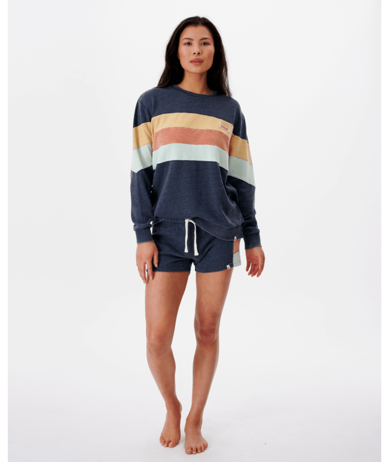 Rip Curl Heat Wave Fleece Shorts-Navy