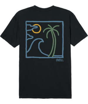 O'Neill Chalklines Tee-Dark Charcoal
