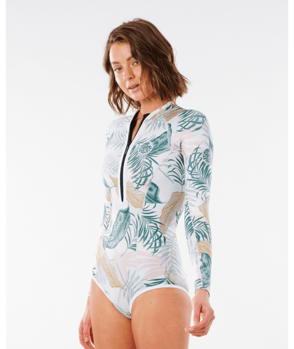 Rip Curl G-Bomb High Cut L/S Springsuit-White