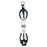 Channel Islands Standard Hex Cord Leash-Black-9'6" x 1/4"