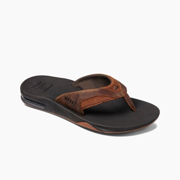 Reef Leather Fanning Sandal Bronze REAL Watersports